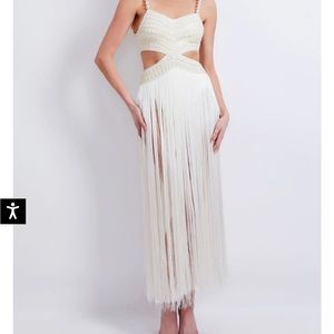 PatBo fringe beach dress